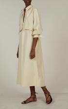Moda Operandi La Collection Liv Cotton-blend Trench Maxi Dress