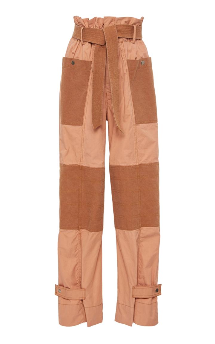 Moda Operandi Sea Gabriette Quilted Wide-leg Cotton Pants Size: 0