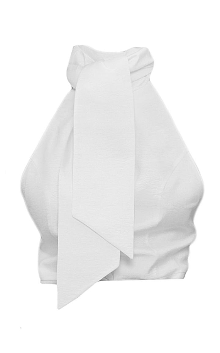 Dalood Silk Halter Neck Blouse