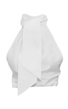 Dalood Silk Halter Neck Blouse
