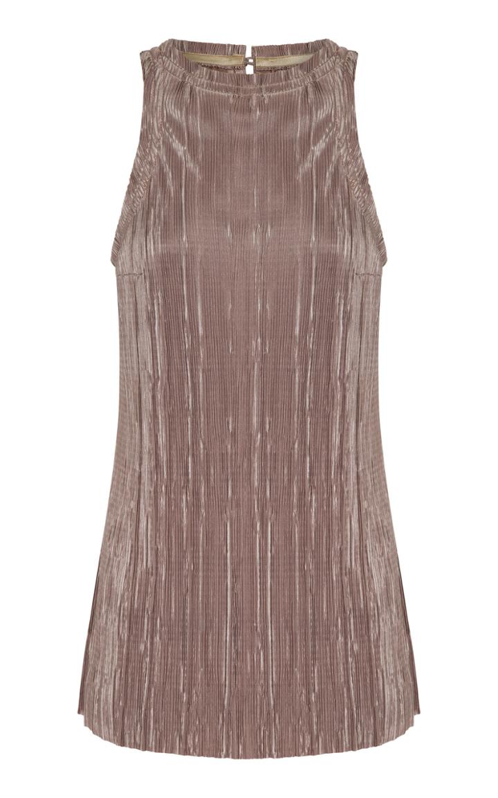 Anna Quan Piper Crinkled Satin Top