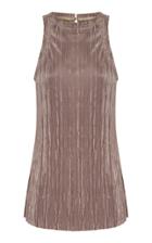 Anna Quan Piper Crinkled Satin Top