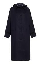 Kassl Hooded Cotton Trench Coat