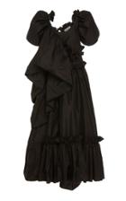Moda Operandi Preen By Thornton Bregazzi Dana Ruffled Silk Maxi Dress Size: S
