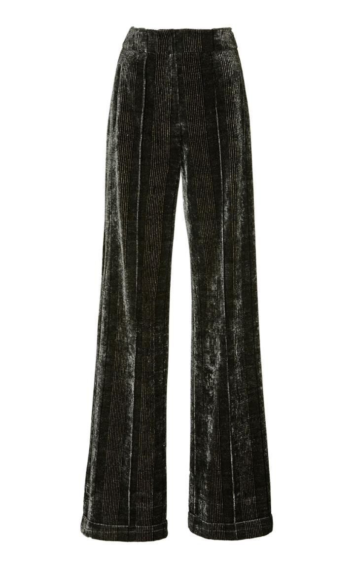 Jonathan Simkhai Lacy Velvet Newton Pants