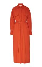 Bouguessa Crepe Shirt Dress