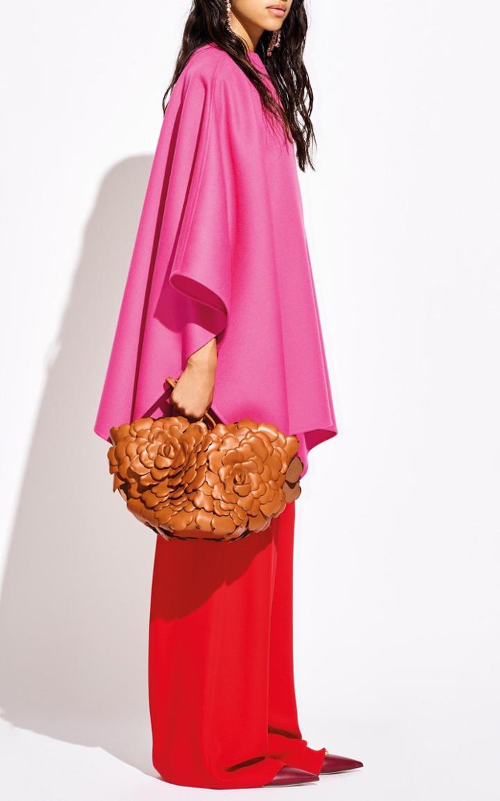 Moda Operandi Valentino Drawstring Silk Cady Wide-leg Pants