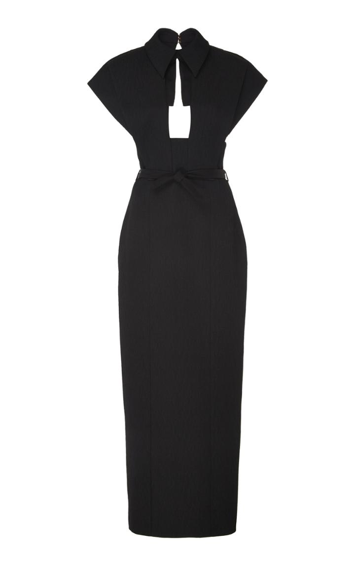 Moda Operandi Emilia Wickstead Cutout Straight-leg Cloqu Dress Size: 8