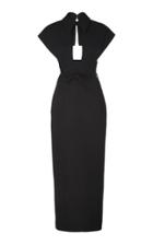 Moda Operandi Emilia Wickstead Cutout Straight-leg Cloqu Dress Size: 8