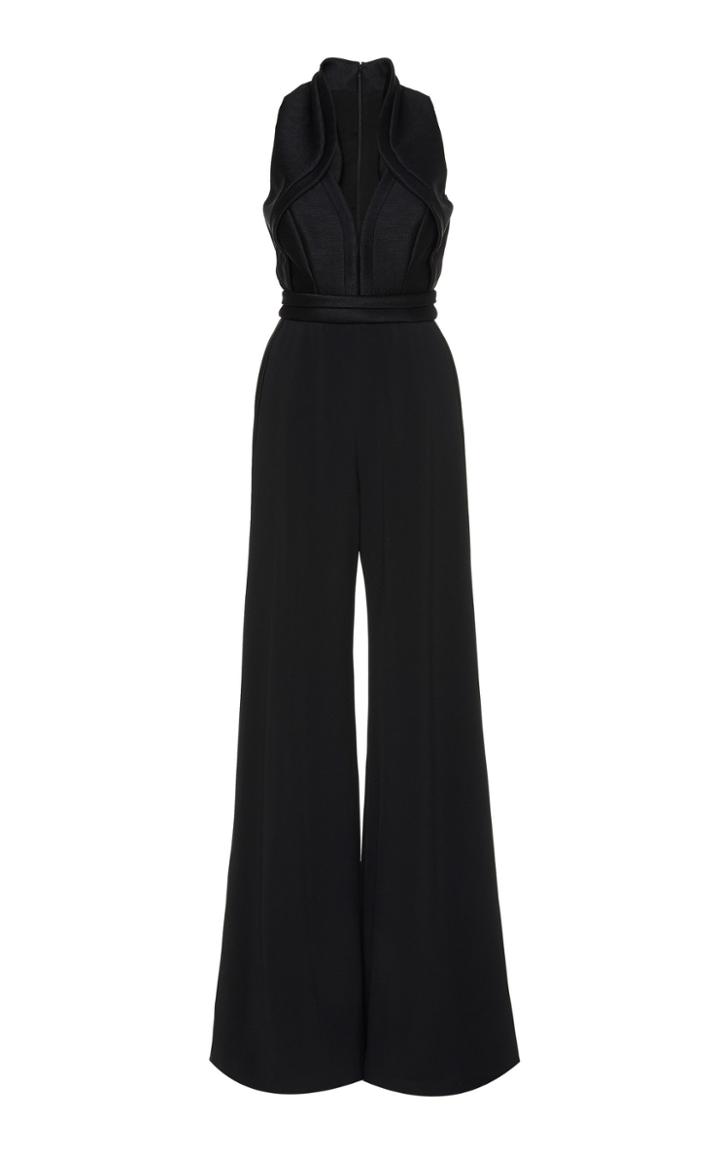 Brandon Maxwell Sleeveless Wide Leg Jumpsuit