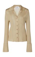 Nanushka Sid Faille Button Down Shirt