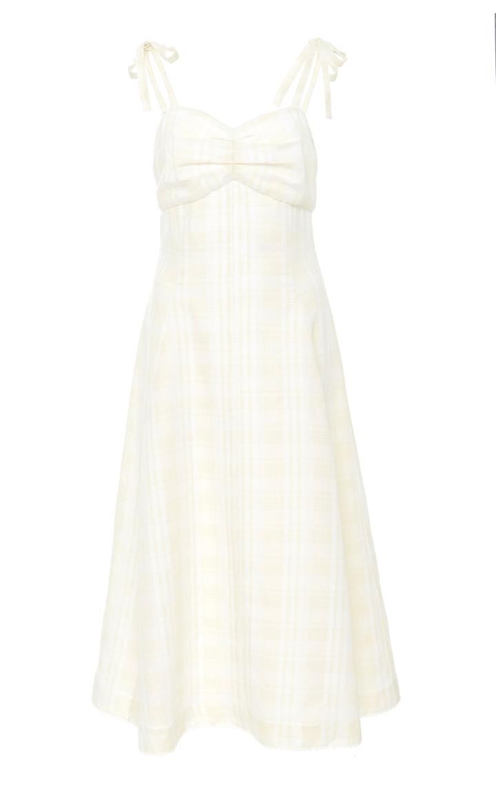 Miguelina Mina Shoulder Tie Dress