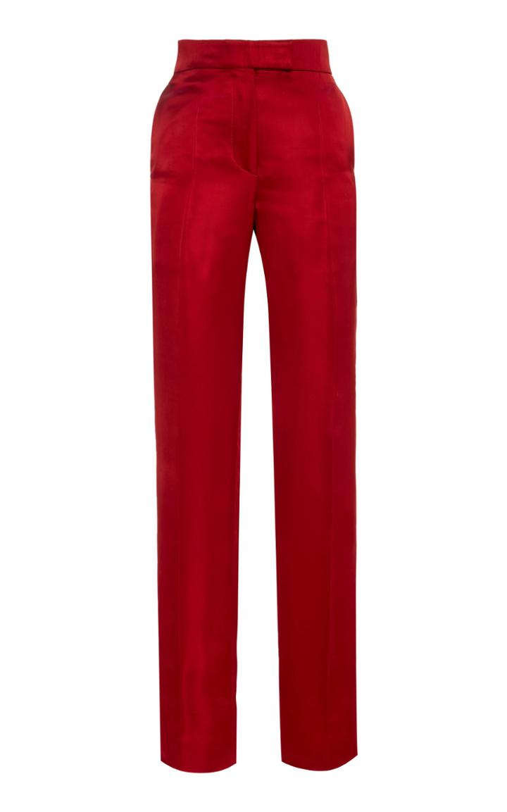 Helmut Lang Satin Tuxedo Skinny Pants