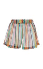 Missoni Mare Flare Mini Striped Shorts