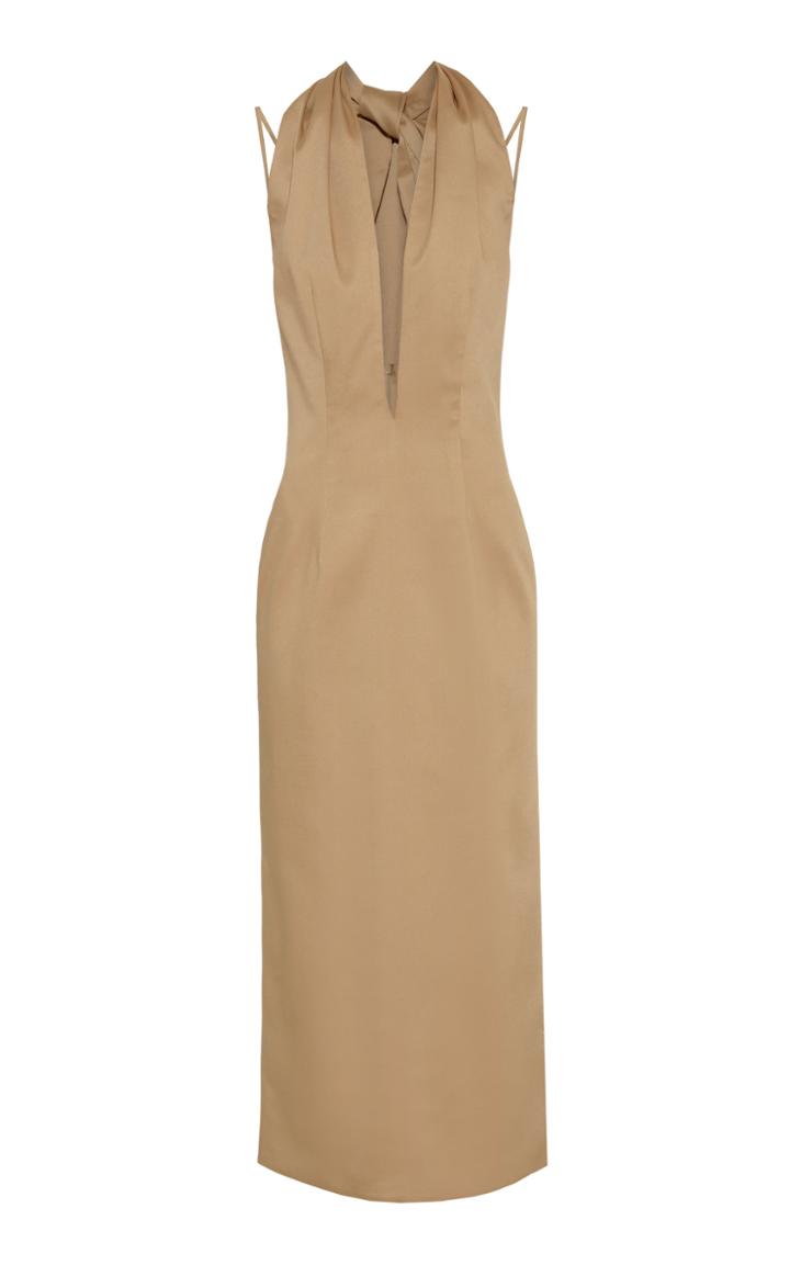 Aleksandre Akhalkatsishvili V-neck Cotton Maxi Dress