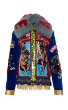 Dolce & Gabbana Fur Collar Jacket