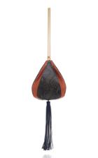 The Volon Cindy Snake Effect Leather Tassel Bag
