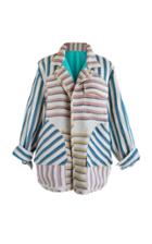 Moda Operandi Alix Of Bohemia Mariner Stripe Coat, One Of A Kind