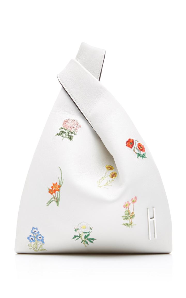 Hayward Mini Floral Embroidered Leather Shopper