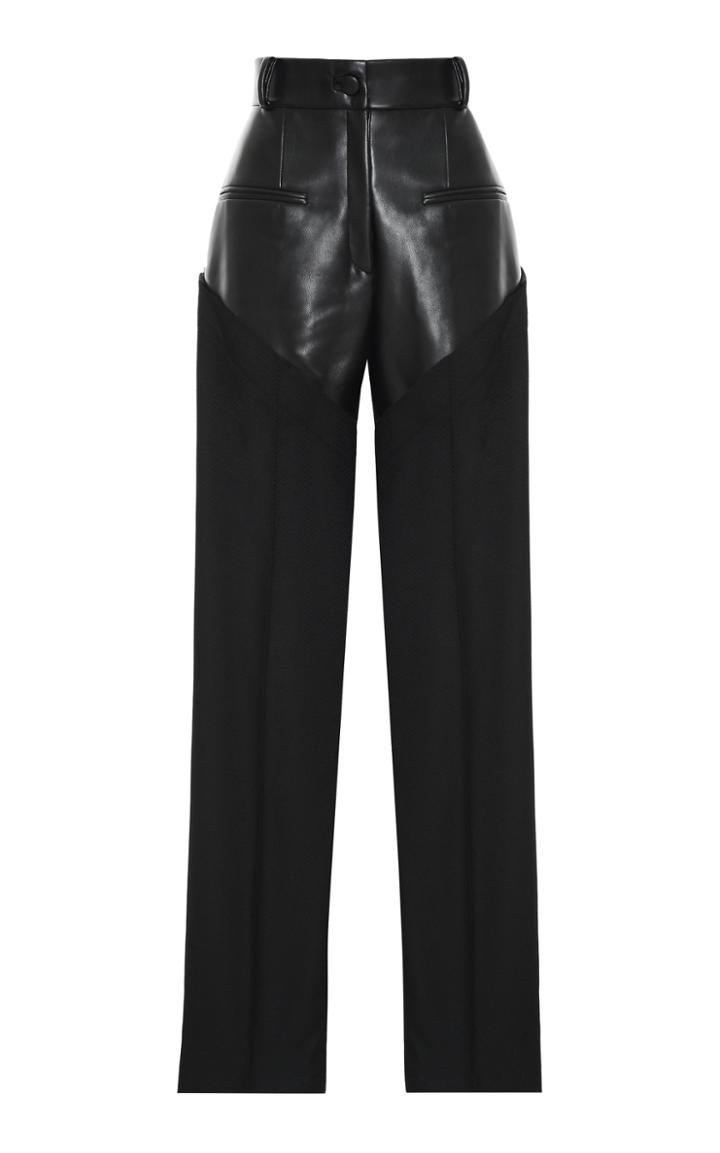 Moda Operandi Aleksandre Akhalkatsishvili High-rise Combined Sraight-leg Pants Size: