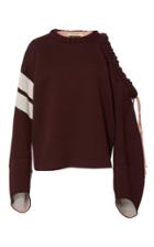 Hellessy Patti Frill Shoulder Sweatshirt