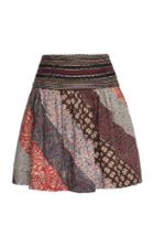 Moda Operandi Lena Hoschek Souk Ribbon-detailed Patchwork Mini Skirt