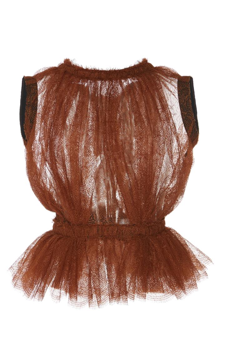 Emilio De La Morena Sleeveless Peplum Top