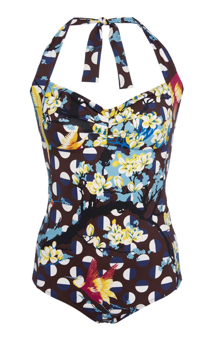 Laura Urbinati Halter One-piece Swimsuit