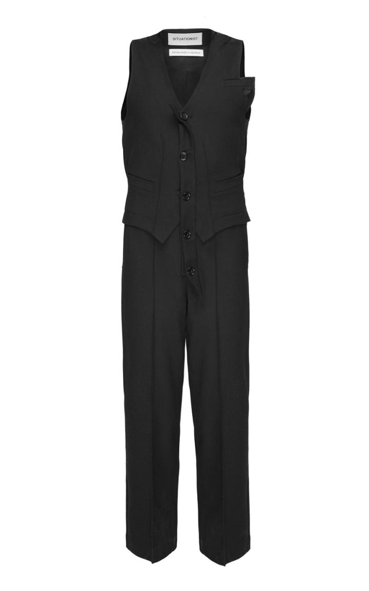 Situationist Classic Tailored Wool Jumpsuit