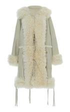 Loewe Hooded Shearling Coat