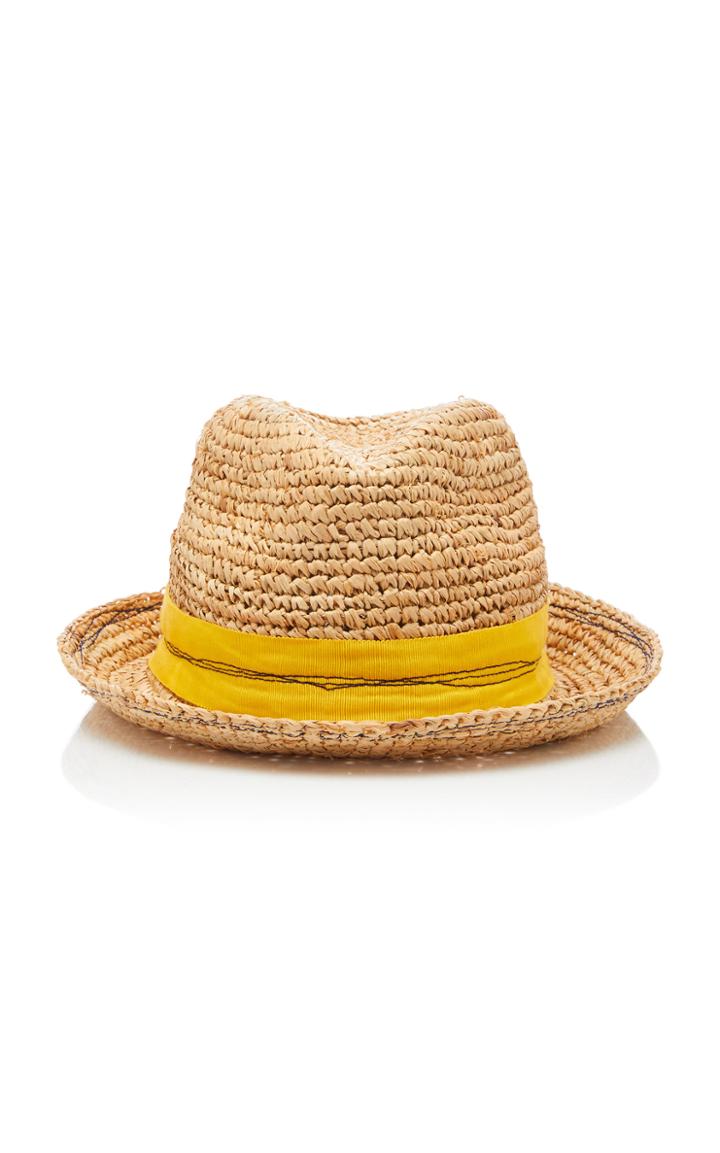 Lola Hats Tarboush Straw Fedora