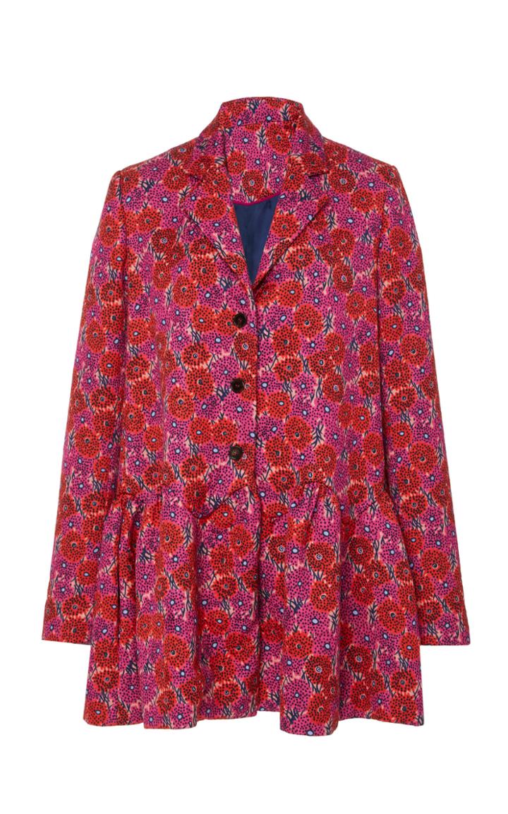 Lela Rose Wave Flounce Jacket