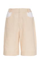 Moda Operandi Albus Lumen Lumen High-rise Linen Shorts Size: 8