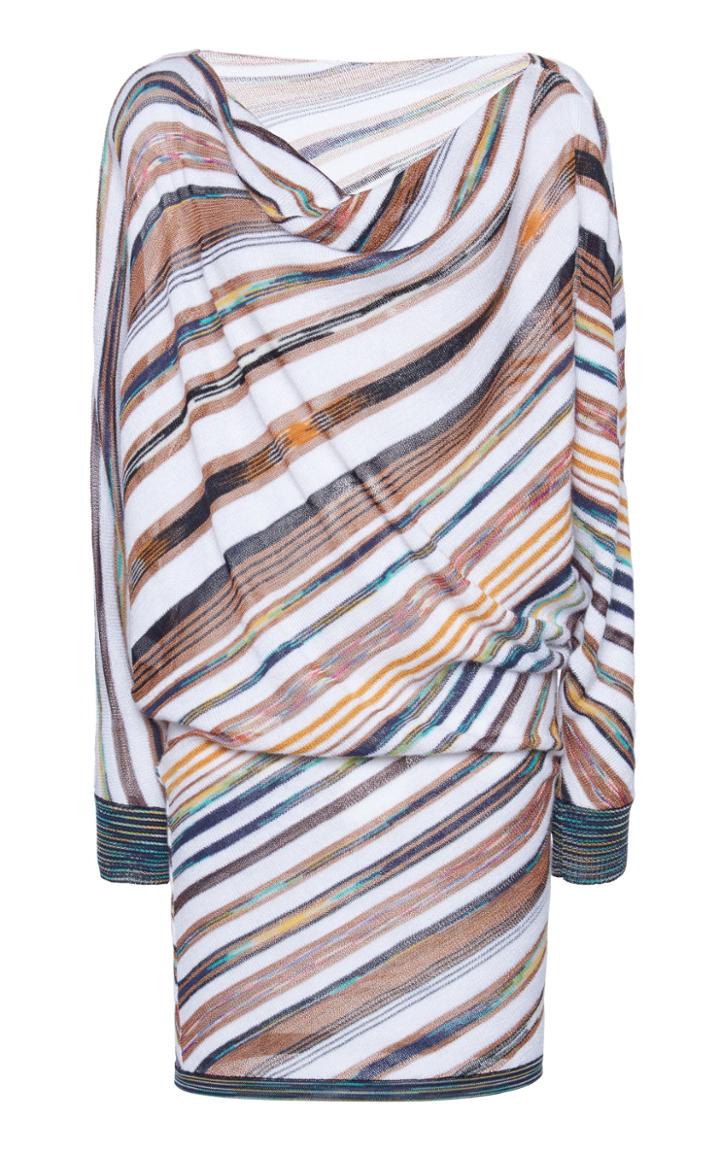 Moda Operandi Missoni Striped Crepe Mini Dress