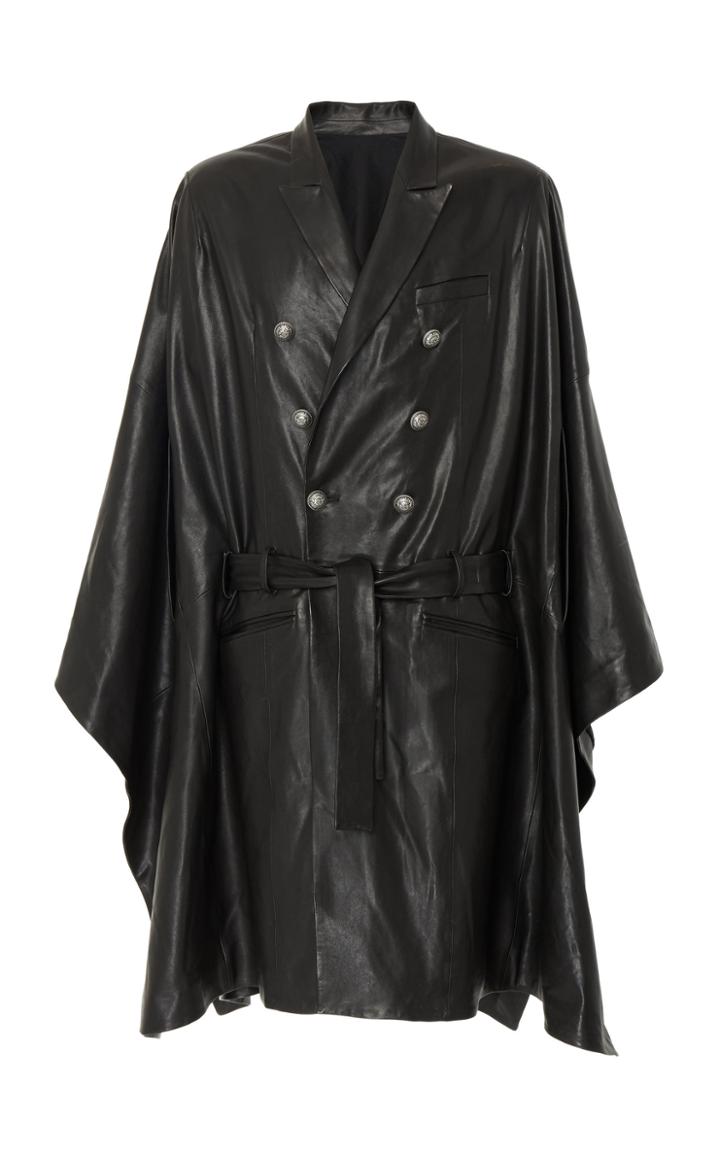 Balmain Cape Cuir Coupee
