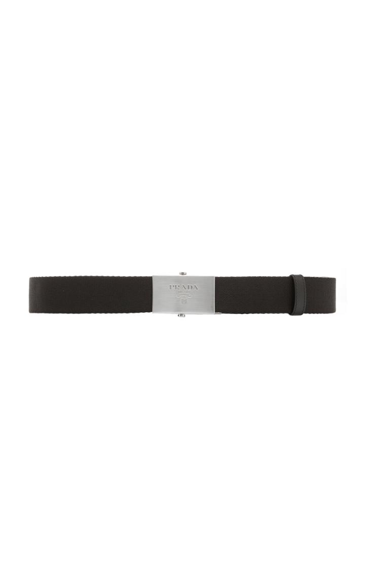Prada Woven Canvas Belt