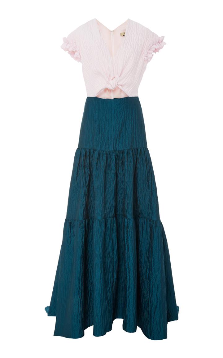 Hellessy Yin Yang Two Tone Gown