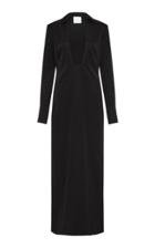 Moda Operandi Paris Georgia Tom Long Sleeve Plunging V-neck Dress