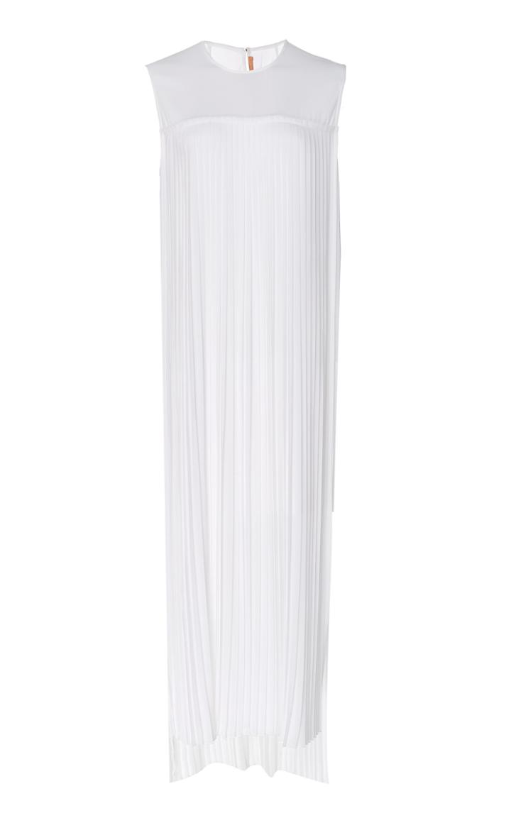 Summa Sleeveless Pleated Panel Dress