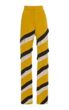 Loewe High-rise Spiral Straight-leg Trousers