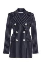 Alessandra Rich Pinstripe Wool Blazer