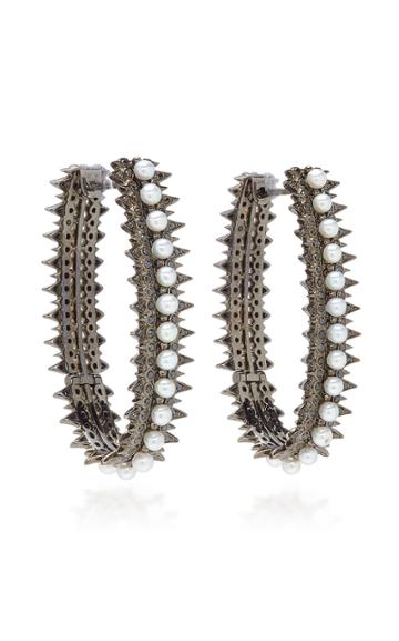 Colette Jewelry Hoop Pearl Earrings