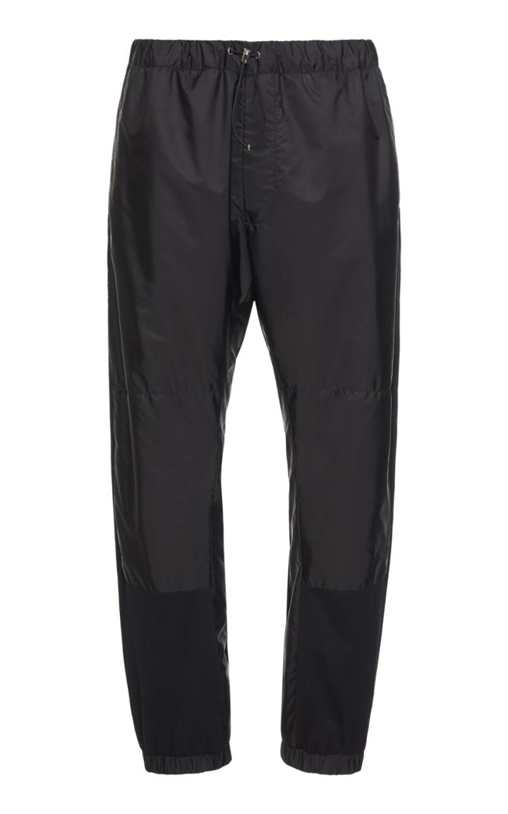 Prada Paneled Nylon Track Pants