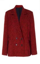 Roland Mouret Gilroy Double-breasted Tweed Blazer