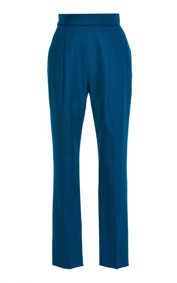 Elie Saab High Waist Flannel Pants