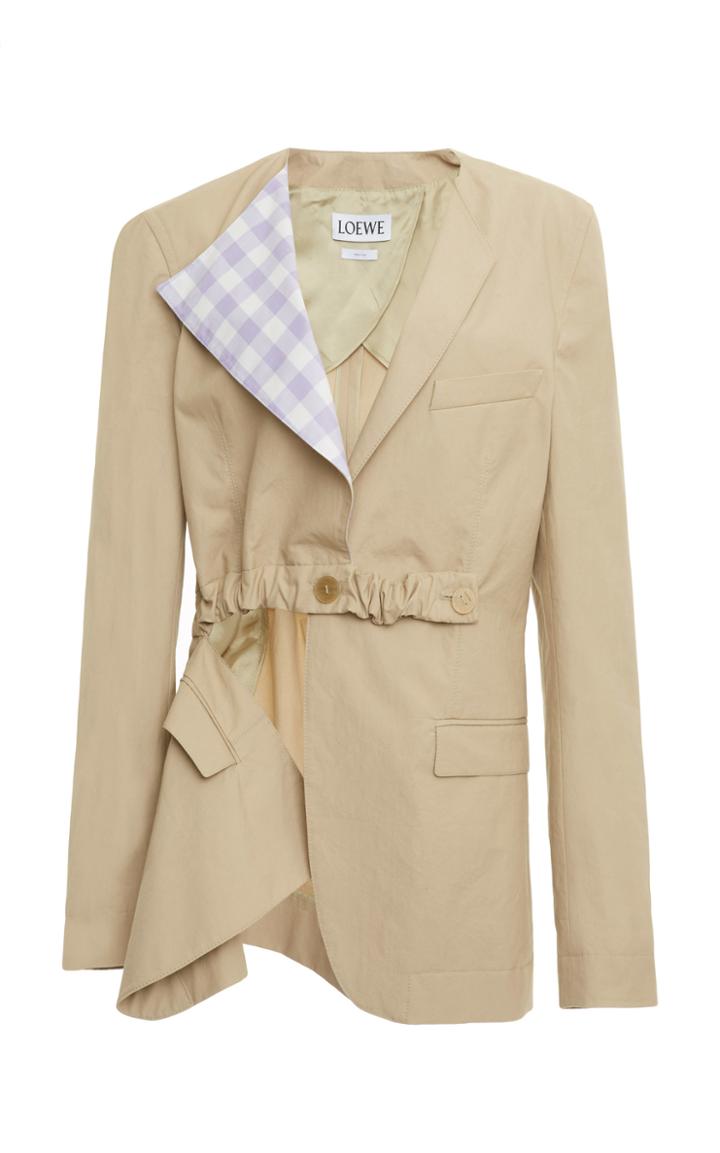 Loewe Gingham Lapel Jacket