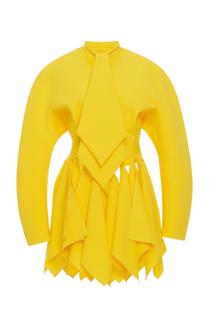 Christopher Kane Rag Hem & Tie Jacket