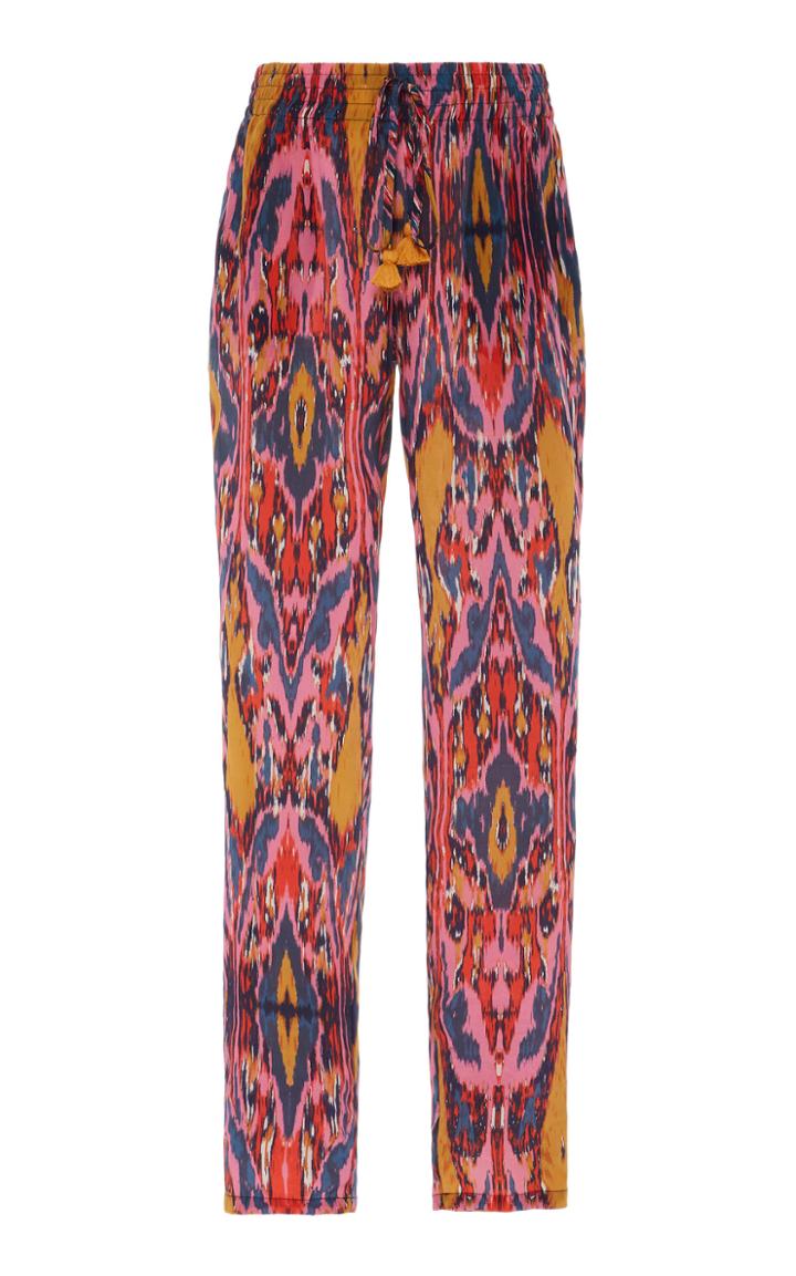 Figue Kerala Printed Silk Pants
