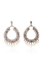 Sanjay Kasliwal Indorussian Pearl And Diamond Teardrop Earrings