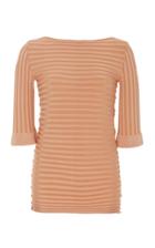 Pepa Pombo Alamitos Stripe Boatneck Top